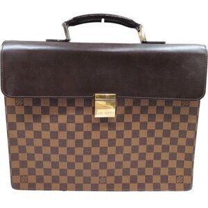 (L4) Louis Vuitton Business Bag Altona PM Brown Damier